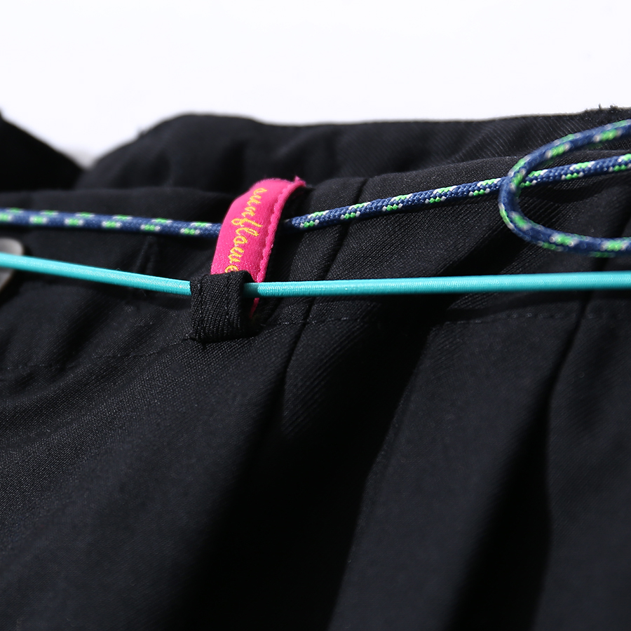 新款潮牌风裤前卫设计束绳绑裤头运动休闲风