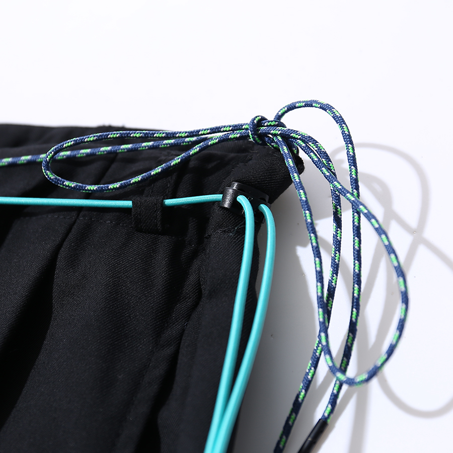 新款潮牌风裤前卫设计束绳绑裤头运动休闲风