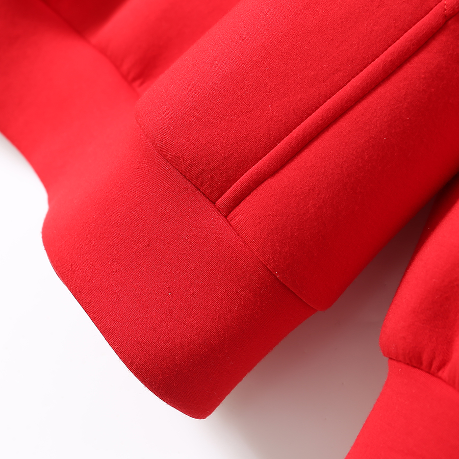新款韩版红色卫衣女连帽宽松长袖百搭款休闲