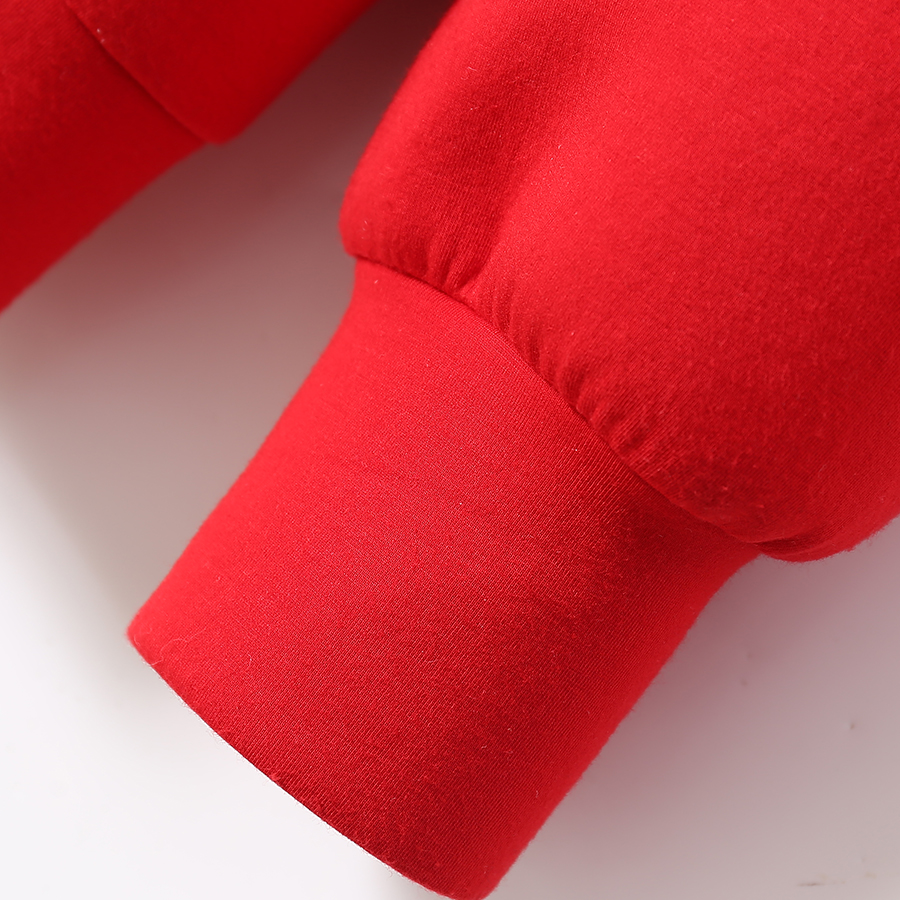 新款韩版红色卫衣女连帽宽松长袖百搭款休闲