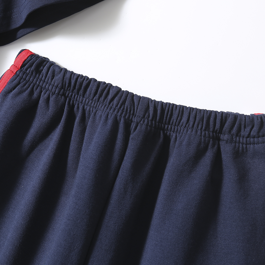 新款休闲童裤校服运动装短袖长裤透气舒适