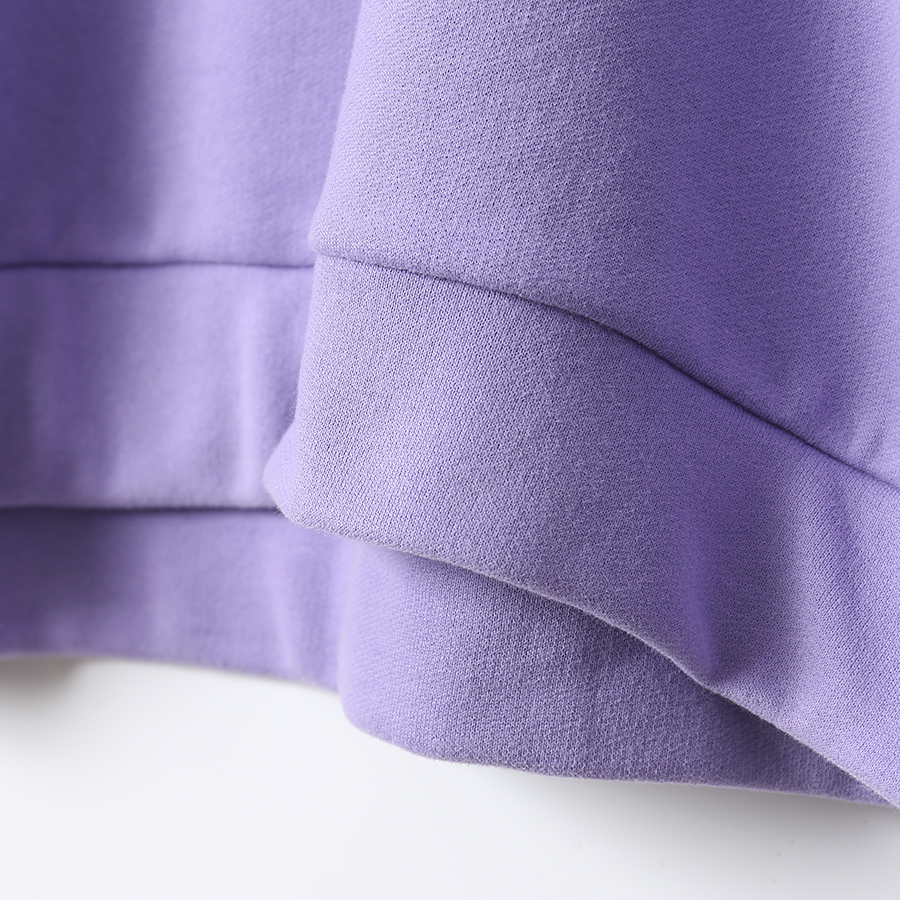 新款休闲卫衣紫色青春时尚潮流百搭宽松舒适