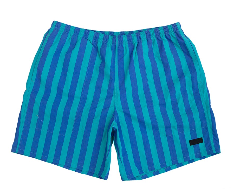 男士条纹短裤夏季四分裤三分裤运动短裤男跑步健身居家沙滩裤