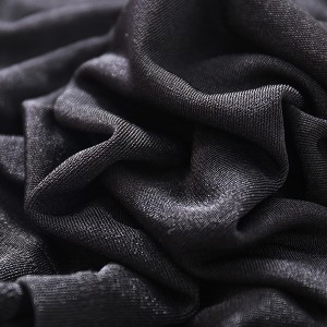 新款黑色性感真丝上衣拼接黑珠优雅气质大方