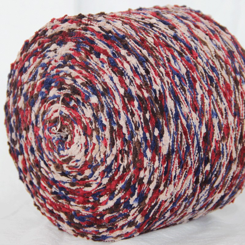 5支段染菊花纱节染结子纱