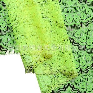提花面料 用于连衣裙和服装的弹力网眼满幅提花织物