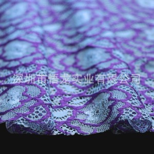 尼龙提花网眼织物用于礼服内衣文胸服装面料