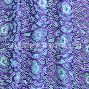 尼龙提花网眼织物用于礼服内衣文胸服装面料