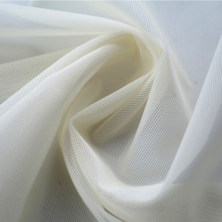 涤纶氨纶半光四面弹超薄网布 内衣婚纱礼服辅料针织面料